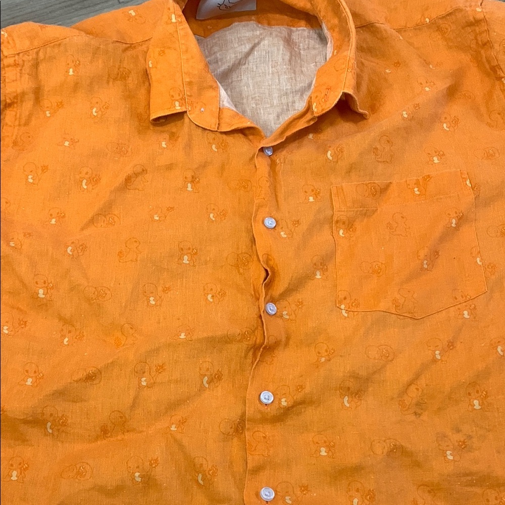 Pokémon baby Chamander Orange Men's Shirt
